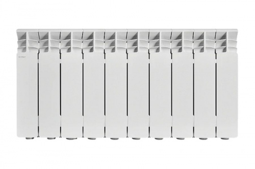 Радиатор алюминиевый Stout Gamma AL 350 10 секций боковое подключение, фото