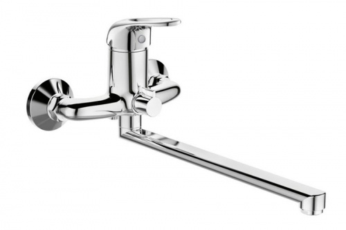 Смеситель DEVIDA URBI для ванны, с поворотным изливом и дивертором, фото