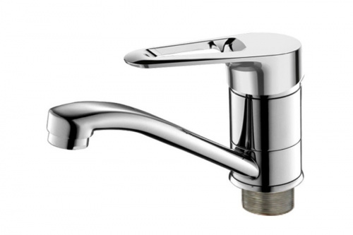 Смеситель DEVIDA серия ERSA для кухни, с коротким изливом, на гайке, фото