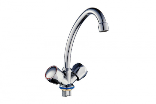 Смеситель ROEGEN RR023A для кухни, 1/2" м/к, на гайке, фото