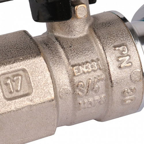 Кран шаровый Stout 3/4x3/4 прямой ВР/накидная гайка ручка-бабочка, фото фото 4