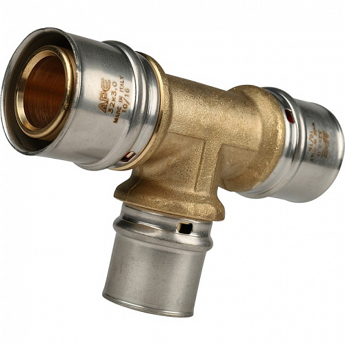 Пресс тройник редукционный Stout 32х26х32 для м/п труб SFP-0005-322632, фото фото 2