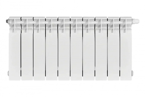 Радиатор биметаллический Stout TITAN 350 10 секций нижнее правое подключение, фото
