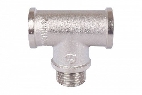 STOUT Тройник В/Н/В 1/2" никелированный SFT-0065-121212, фото фото 2