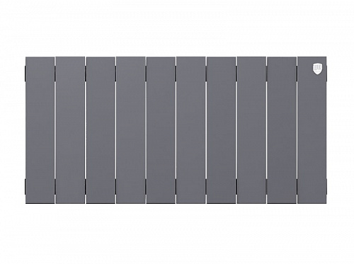 Радиатор биметаллический Royal Thermo PianoForte 300 Silver Satin 10 секций, фото фото 4