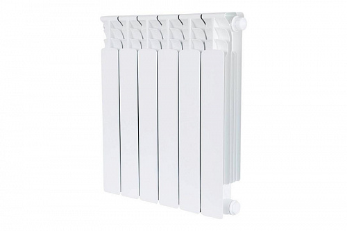 Радиатор биметаллический Stout Space 500 6 секций нижнее подключение, фото фото 2