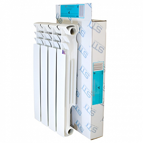 Радиатор алюминиевый STI Classic 500/100 4 секции, фото фото 2