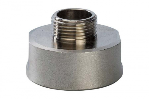 STOUT Переходник В/Н 1 1/2"х3/4" никелированный SFT-0008-011234, фото