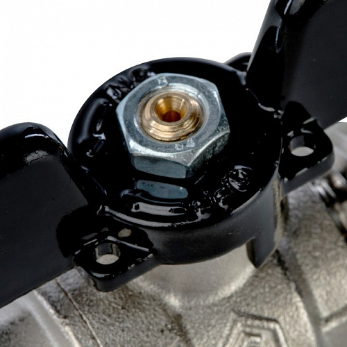 Кран шаровый полн. прох. 1/2" Н/Н бабочка, STOUT, фото фото 4