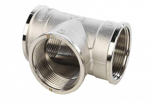 STOUT Тройник В/В/В 1 1/2" никелированный SFT-0020-000112, фото фото 2