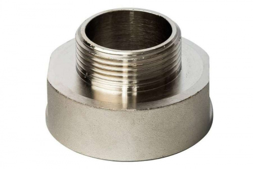 STOUT Переходник В/Н 1 1/2"х1" никелированный SFT-0008-001121, фото