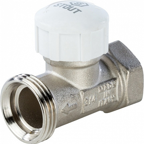 Клапан термостатический STOUT, прямой 3/4", фото фото 4