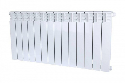 Радиатор биметаллический Stout Space 500 14 секций нижнее подключение, фото фото 2