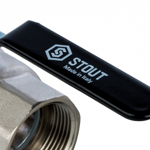 Кран шаровый полн. прох. 1 1/4" В/В ручка, STOUT, фото фото 4