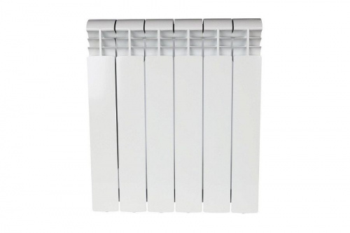 Радиатор алюминиевый Stout Vega 500 AL 6 секций боковое подключение, фото