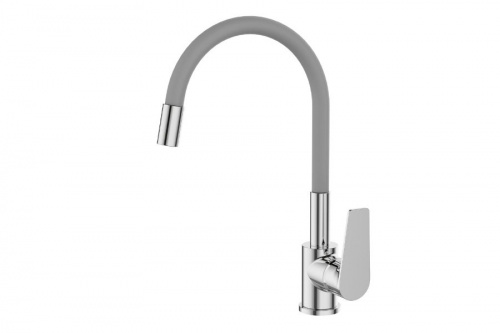 Смеситель DEVIDA VIVA для кухни, с гибким изливом, с боковой ручкой, на гайке, фото