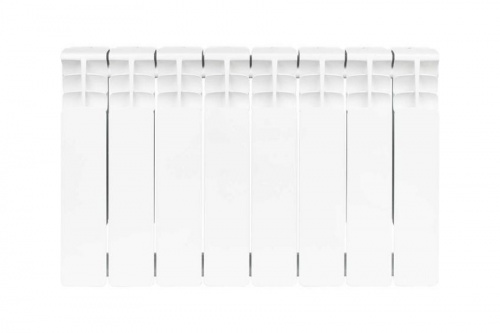 Радиатор биметаллический Stout Space 350 8 секций боковое подключение, фото