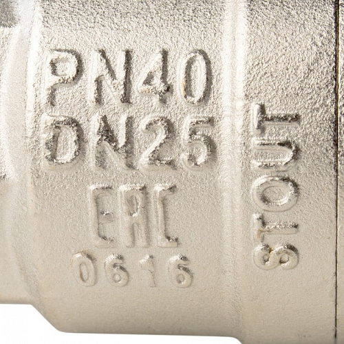 Кран шаровый полн. прох. 1" В/В бабочка, STOUT, фото фото 6