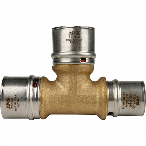 Пресс тройник редукционный Stout 32х32х26 для м/п труб SFP-0005-323226, фото фото 4