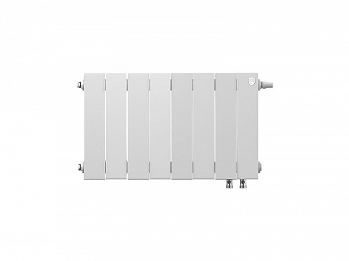 Радиатор биметаллический Royal Thermo PianoForte 300 VDR Bianco Traffico 8 секций, фото фото 4