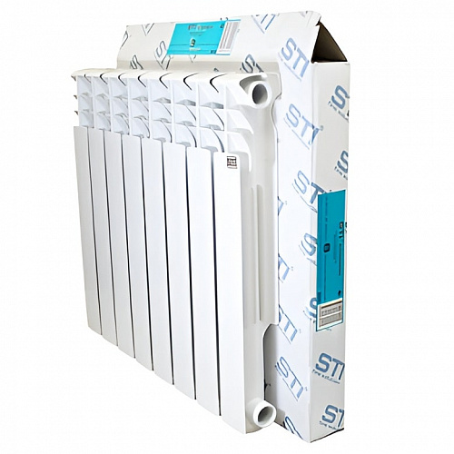 Радиатор алюминиевый STI Classic 500/80 8 секций, фото фото 2