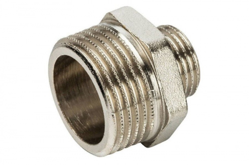 STOUT Ниппель переходной 1"х1/2" никелированный SFT-0004-000112, фото