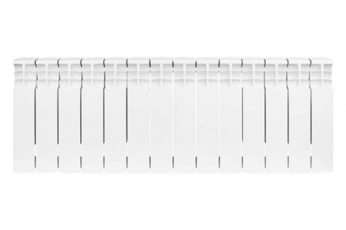 Радиатор биметаллический Stout Space 350 14 секций боковое подключение, фото