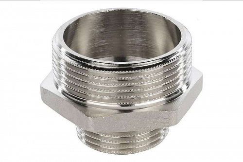 STOUT Ниппель переходной 1 1/2"х1" никелированный SFT-0004-001121, фото фото 3