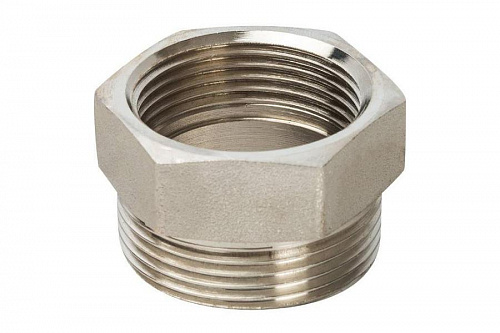 STOUT Американка прямая В/Н 1 1/2" (кольцо), никелированная SFT-0041-000112, фото фото 3