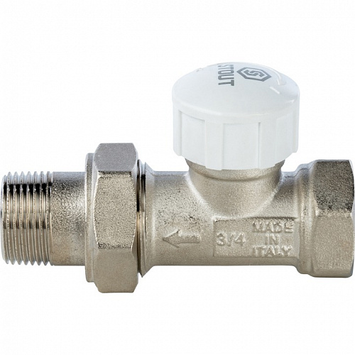 Клапан термостатический STOUT, прямой 3/4", фото фото 2