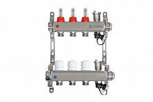 TAEN Коллектор с расходомерами 3 вых. нерж. сталь концевой группой, фото