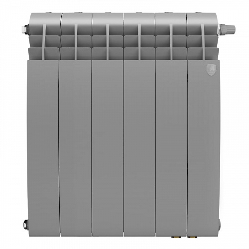 Радиатор биметаллический Royal Thermo Biliner 500 VDR Silver Satin 6 секций, фото фото 2