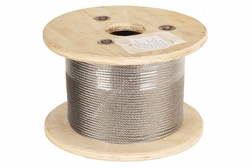 Трос нержавеющий 4 мм (бухта 500м), фото фото 3