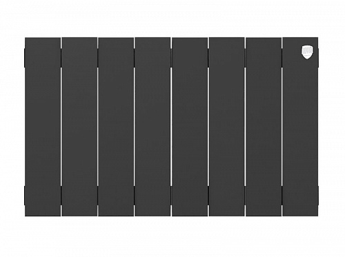 Радиатор биметаллический Royal Thermo PianoForte 300 Noir Sable 8 секций фото 4
