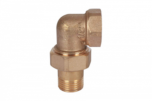 Разъемное угловое соединение Stout американка 1 1/2 ВН, уплотнение под гайкой o-ring кольцо, фото фото 3