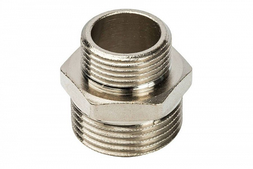 STOUT Ниппель переходной 1"х3/4" никелированный SFT-0004-000134, фото фото 3