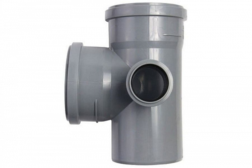 Крест канализационный 2-плоскостный 110х110х50 87гр. правый , фото фото 2