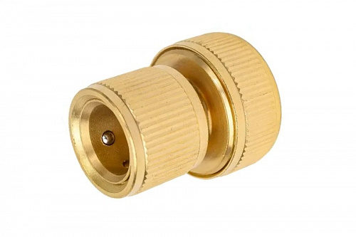 Соединитель латунный, быстросъемный для шланга 3/4 Palisad, фото фото 3