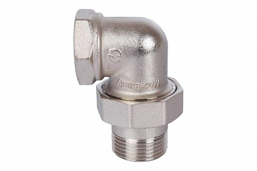 STOUT Американка угловая В/Н 1" никелированная  SFT-0059-000001, фото фото 3