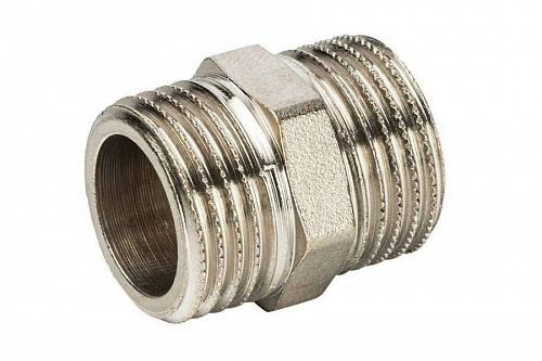 STOUT Ниппель Н/Н 1/2" никелированный SFT-0004-001212, фото фото 3