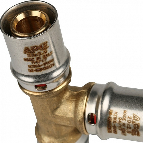 Пресс тройник равнопроходный Stout 20x20x20 для м/п труб SFP-0006-202020, фото фото 6