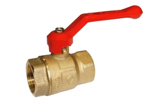 Кран шаровый КРЕПЫШ DN-20 В/В рычаг PN16 ГАЛЛОП, фото