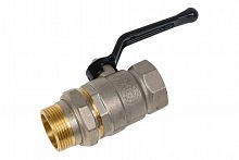 Кран шаровый латунный LD Pride 1 1/4 с американкой ручка, фото