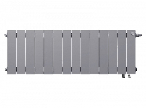 Радиатор биметаллический Royal Thermo PianoForte 300 VDR Silver Satin 14 секций, фото фото 4