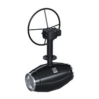 Кран шаровый LD газ приварн КШЦПР ст.20 Ду200 Ру2,5 П/П для подземной установки 3500 мм с редуктором, фото