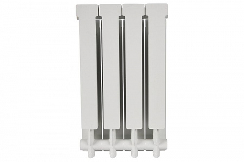 Радиатор алюминиевый Stout Alpha AL 500 4 секции боковое подключение, фото фото 2