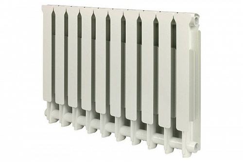 Радиатор алюминиевый Stout Bravo 500 10 секций боковое подключение, фото фото 2