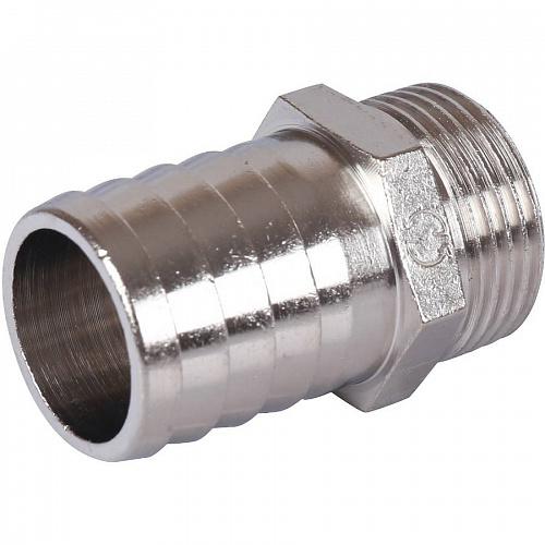 Штуцер Stout никелированный 3/4х25 НР SFT-0067-003425, фото фото 3