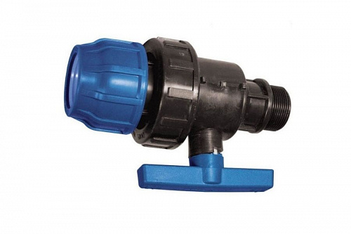 ПНД Кран шаровый 25х3/4 Нр, фото фото 2