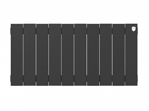 Радиатор биметаллический Royal Thermo PianoForte 300 Noir Sable 10 секций, фото фото 2